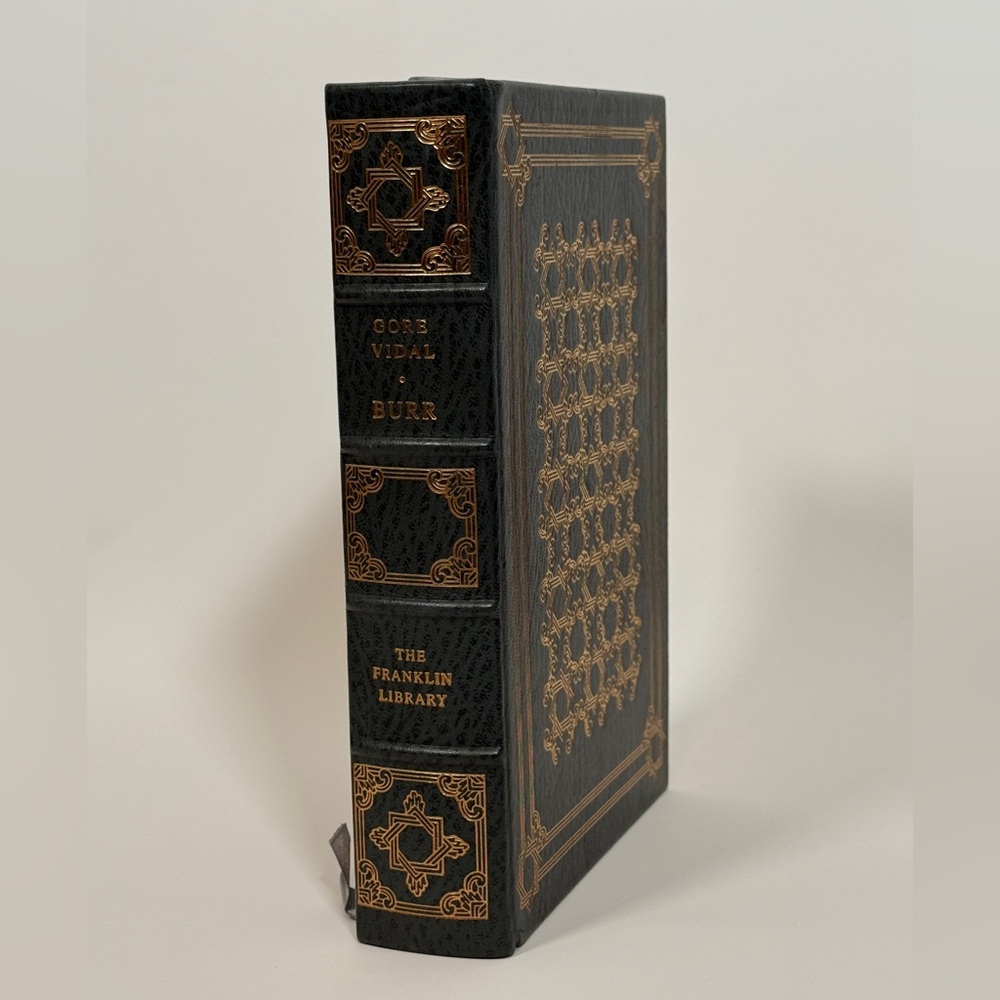 Signed Burr by Gore Vidal Franklin Library Limited Edition Leather Book